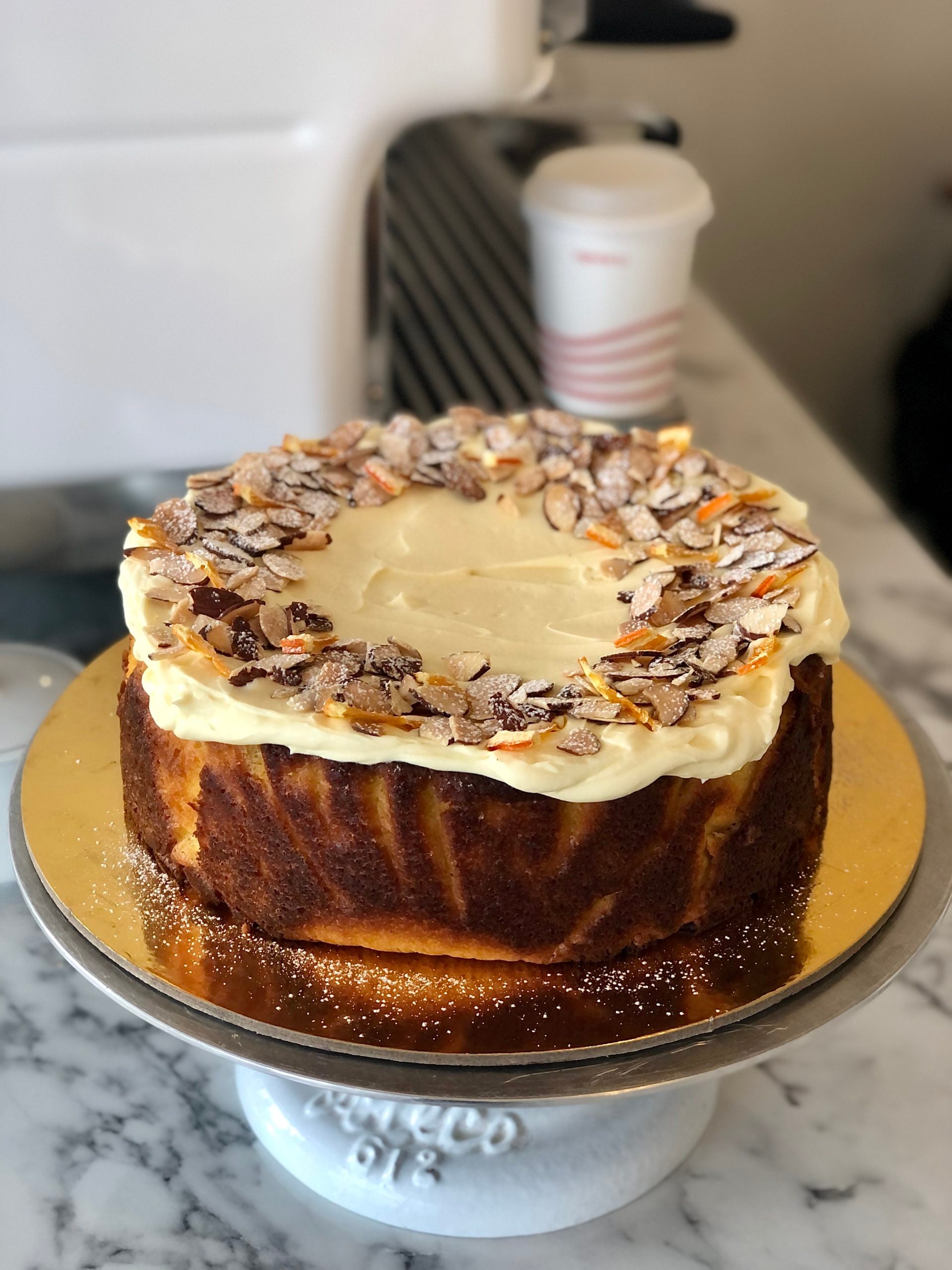 Orange almond cake