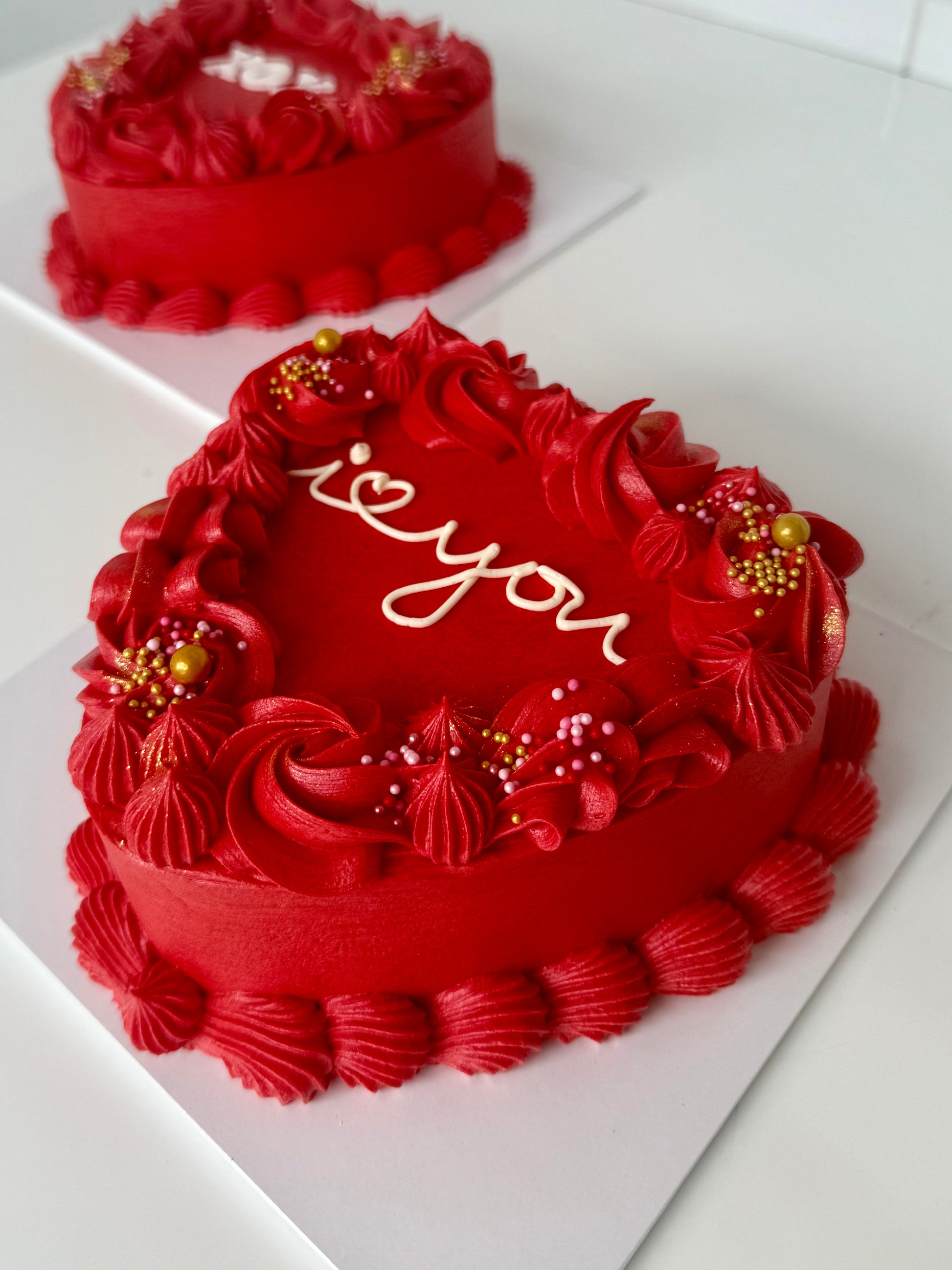 Valentine’s Heart Cakes